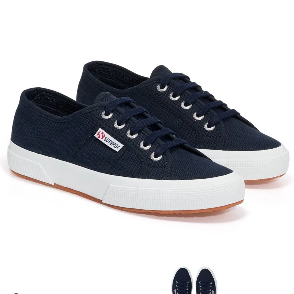 Superga 2750 COTU CLASSIC Navy and White